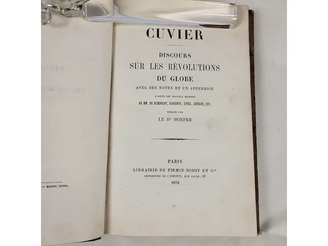 Ca 1870 vier boeken in leer thema geschiedennis - afbeelding 4 van  5