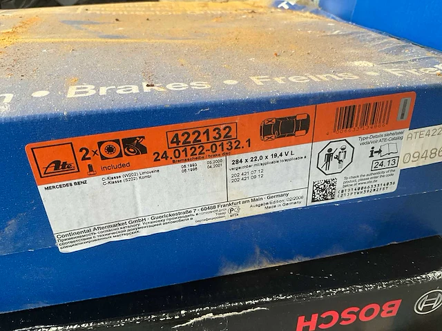 Ca. 19 diverse remschijven bosch/ate/intertruck/brembo - afbeelding 12 van  12