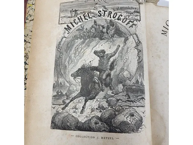 Ca 1900 jules verne michel strogoff moscou-irkoutsk - afbeelding 2 van  9