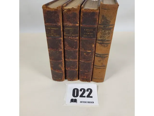 Ca 1900 partij van 4 romans - afbeelding 1 van  7