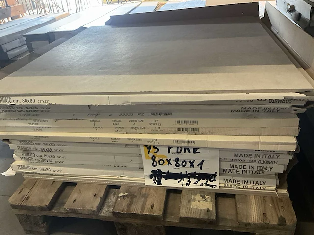 Ca. 19.2m2 keramische tegels pastoreli ys pure (80x80) - afbeelding 3 van  3
