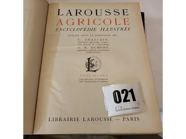 Ca 1930 6 wetenschappelijke boeken oa larousse... - afbeelding 3 van  12