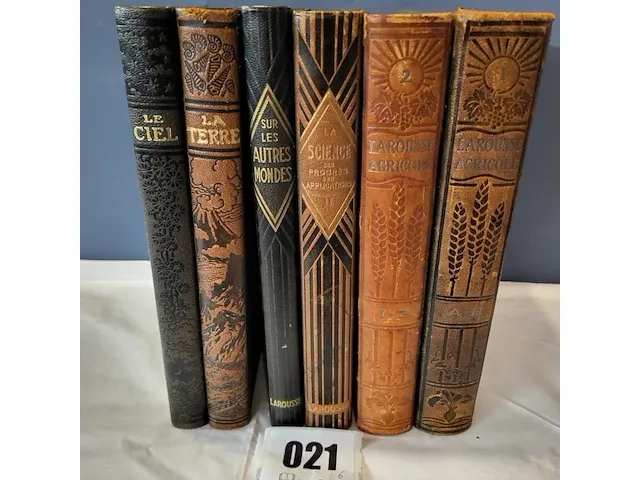 Ca 1930 6 wetenschappelijke boeken oa larousse... - afbeelding 1 van  12