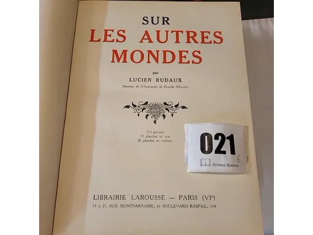 Ca 1930 6 wetenschappelijke boeken oa larousse... - afbeelding 10 van  12