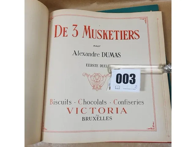 Ca 1940 chocolats victoria de 3 musketiers 2 volumes - afbeelding 6 van  11