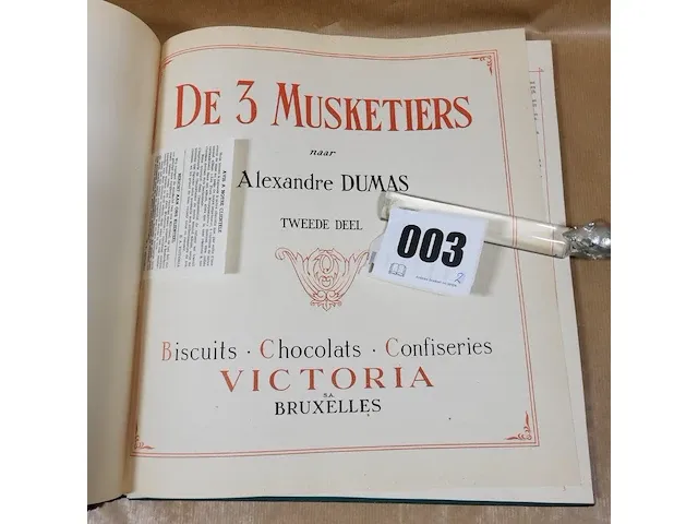 Ca 1940 chocolats victoria de 3 musketiers 2 volumes - afbeelding 8 van  11