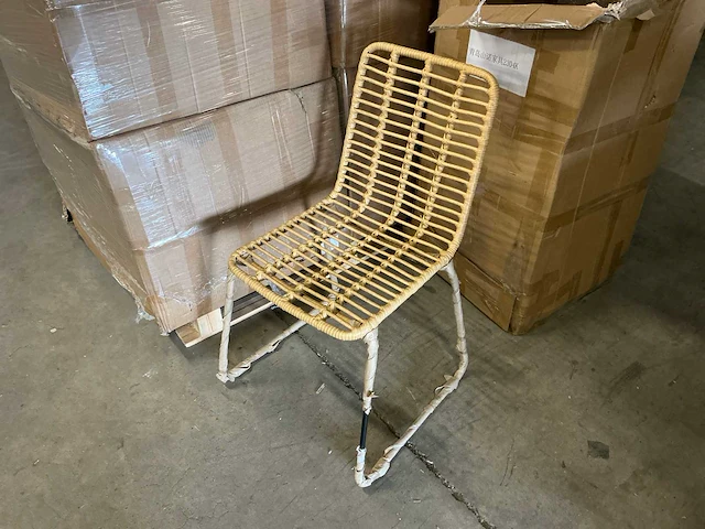 Ca. 26 rotan dinerstoelen - afbeelding 4 van  8