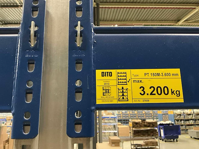 Ca. 26m palletstelling bito p4/150m - afbeelding 8 van  13