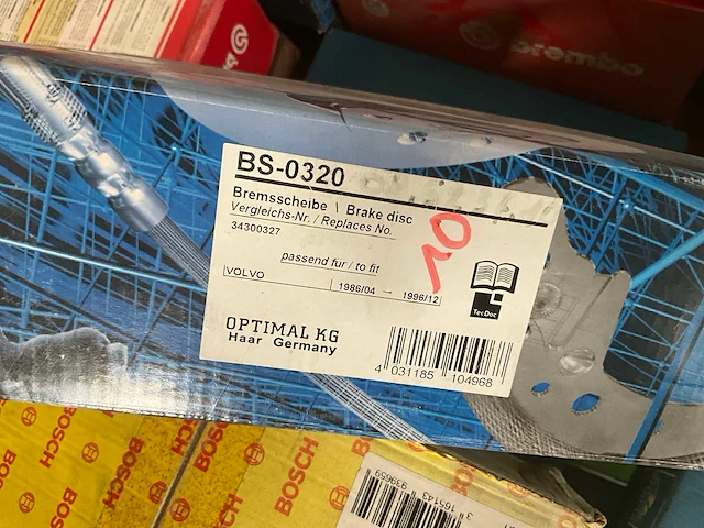 Ca. 32 diverse remschijven valeo/bosch/brembo/ate - afbeelding 3 van  14