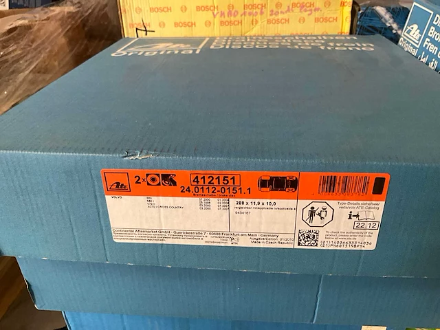 Ca. 32 diverse remschijven valeo/bosch/brembo/ate - afbeelding 10 van  14