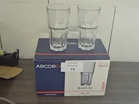 Ca. 32 glazen latte macchiato grotendeels in doos - afbeelding 1 van  4