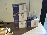 Ca. 32 glazen latte macchiato grotendeels in doos - afbeelding 4 van  4