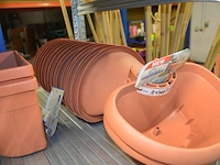 Ca 35 bloempot elho kleur terracotta - afbeelding 2 van  7