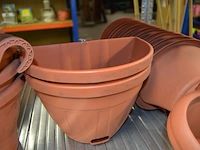 Ca 35 bloempot elho kleur terracotta - afbeelding 4 van  7