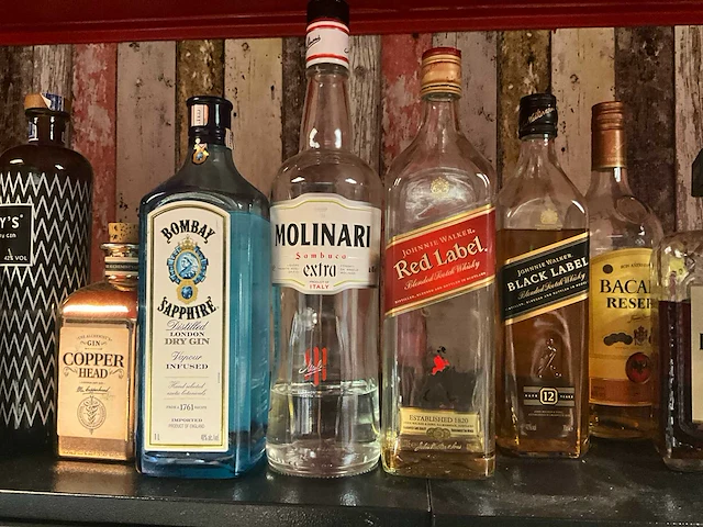 Ca 50 flessen diverse geestrijke drank - afbeelding 11 van  14