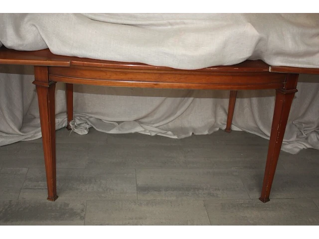 Ca. 8 plaids libeco, 13 kussens: libeco, pierre frey, mulberry, uitschuifbare houten tafel (28,37,38,39,42,55) - afbeelding 5 van  6