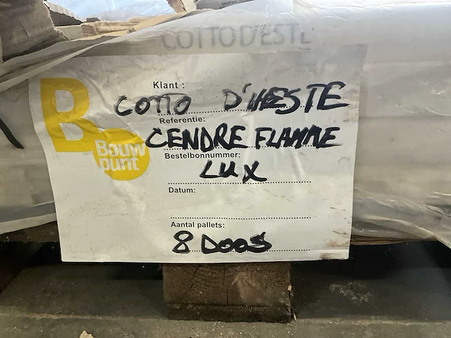 Ca. 8.64m2 keramische tegels cotto d este cendre flamme(60x60) - afbeelding 3 van  4