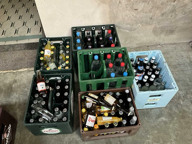 Ca.100 flessen diverse drank - afbeelding 1 van  9