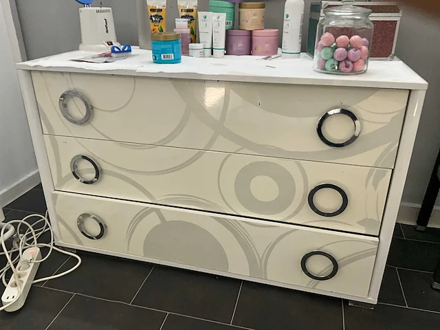 Cabinet/ladenkast met spiegel - afbeelding 4 van  9