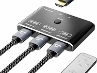 Cabledeconn 3-poorts hdmi 2.1 hdr 3in 1out 8k switcher met afstandsbediening - afbeelding 1 van  3