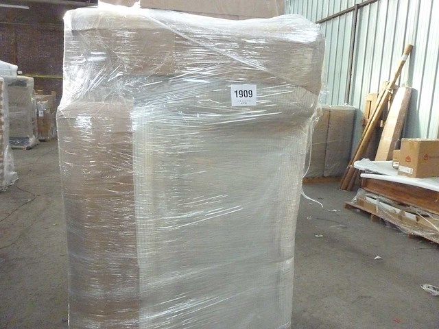 Cabrio linker hoek bank in beige ribfluwelen - afbeelding 9 van  9