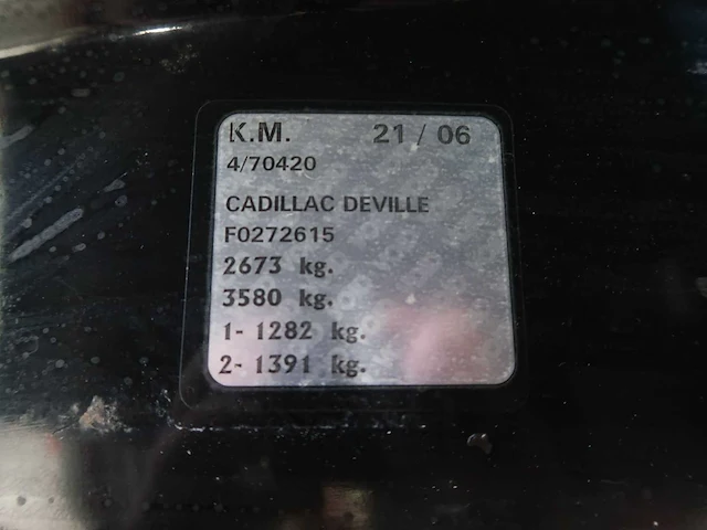 Cadillac - deville - cabriolet - klassieke auto's >15 - afbeelding 73 van  100