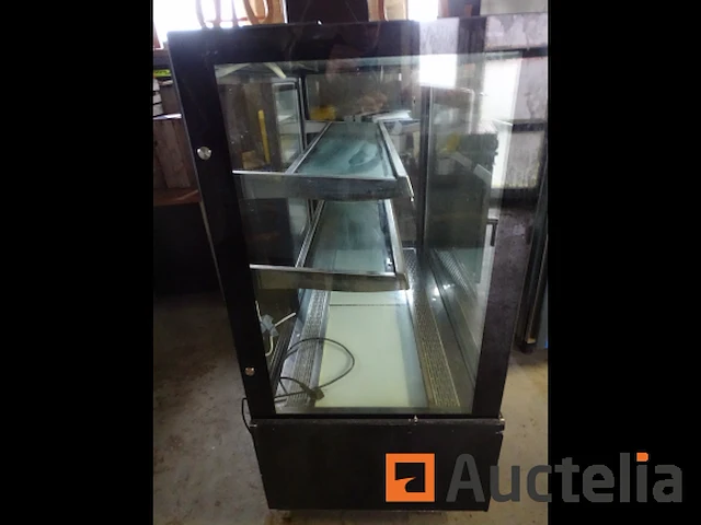 Cake showcase aanrechtkoelkast eden500 op wielen (2 schuifdeuren) - afbeelding 4 van  6