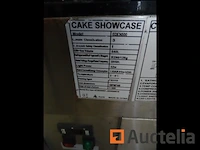 Cake showcase aanrechtkoelkast eden500 op wielen (2 schuifdeuren) - afbeelding 6 van  6