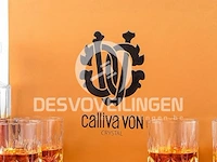 Calliva von glazen en whiskykaraf - afbeelding 1 van  4