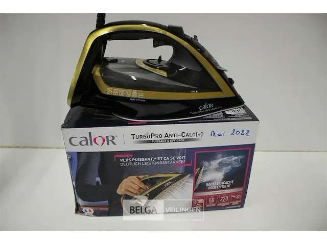 Calor fv5696c0 turbo pro stoomstrijkijzer - afbeelding 1 van  4