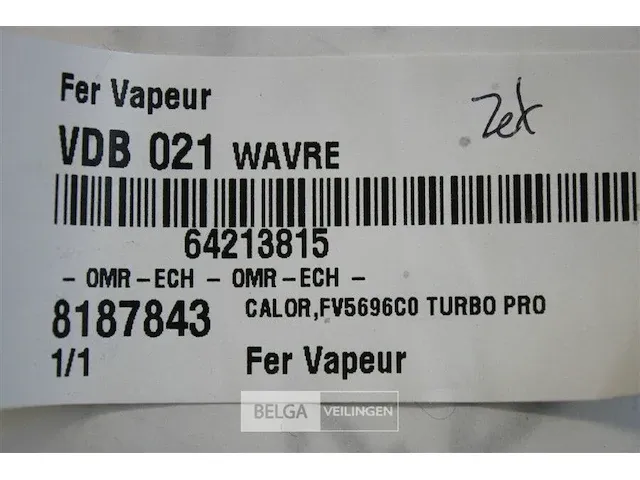 Calor fv5696c0 turbo pro stoomstrijkijzer - afbeelding 4 van  4