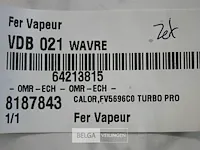 Calor fv5696c0 turbo pro stoomstrijkijzer - afbeelding 4 van  4