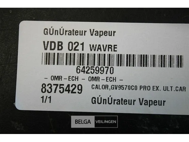 Calor gv9570c0 pro ex. ult.care stoomgenerator - afbeelding 4 van  4