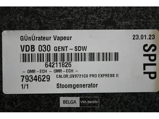 Calor gv9721c0 pro express ii stoomgenerator - afbeelding 3 van  3