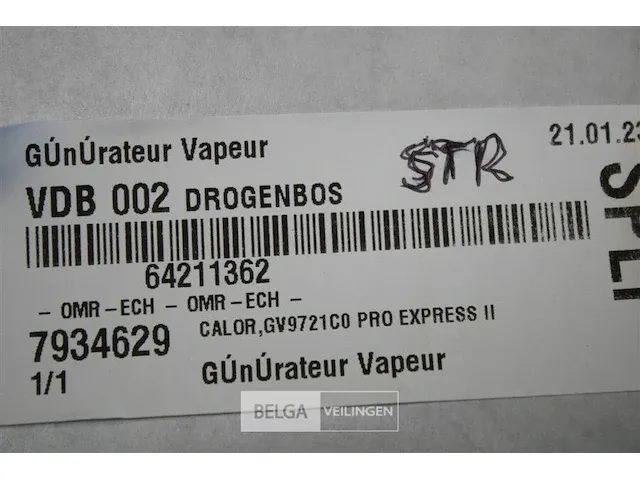 Calor gv9721c0 pro express ii stoomgenerator - afbeelding 5 van  5
