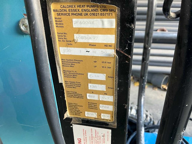 Calorex df600ax bouwdroger - afbeelding 6 van  7