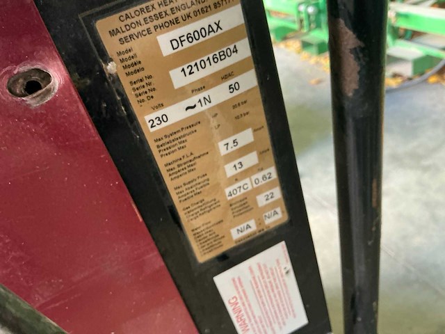 Calorex df600ax bouwdroger - afbeelding 5 van  5