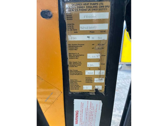 Calorex/andrews fastdri fd60ax bouwdroger - afbeelding 4 van  4