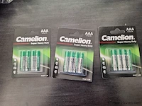 Camelion aaa batterijen 12 stuks - afbeelding 1 van  2