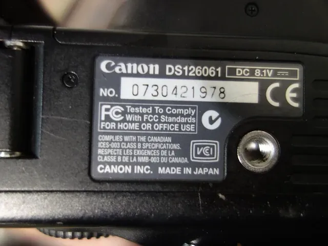 Camera canon + statief - afbeelding 7 van  8