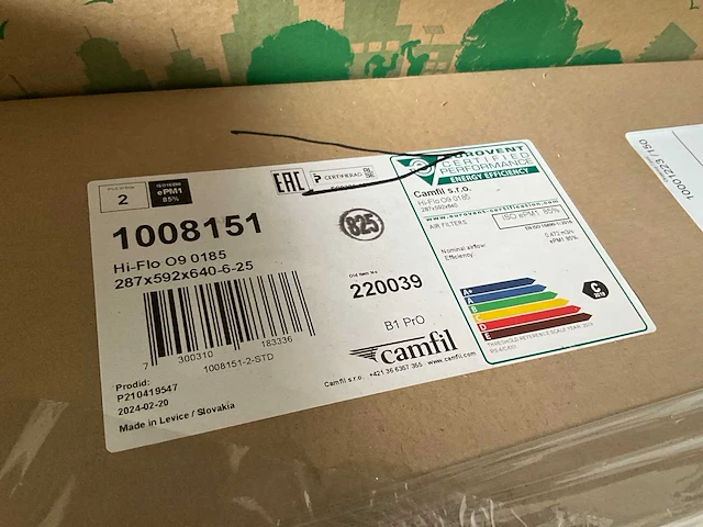 Camfil diverse luchtfilters (40x) - afbeelding 5 van  8