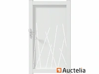 Caminia 180 x 100 witte aluminium poort (winkelwaarde: €999)