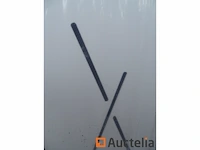 Caminia 180 x 100 witte aluminium poort (winkelwaarde: €999) - afbeelding 5 van  7