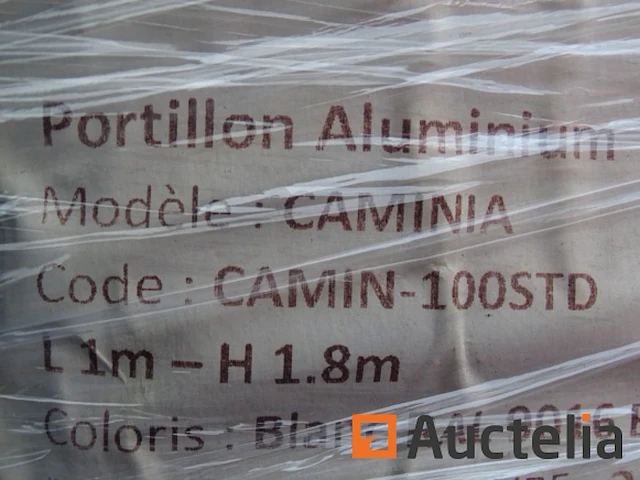 Caminia 180 x 100 witte aluminium poort (winkelwaarde: €999) - afbeelding 7 van  7