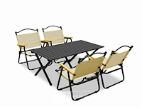 Camping set plooibaar tafel + 4 stoelen - afbeelding 2 van  5