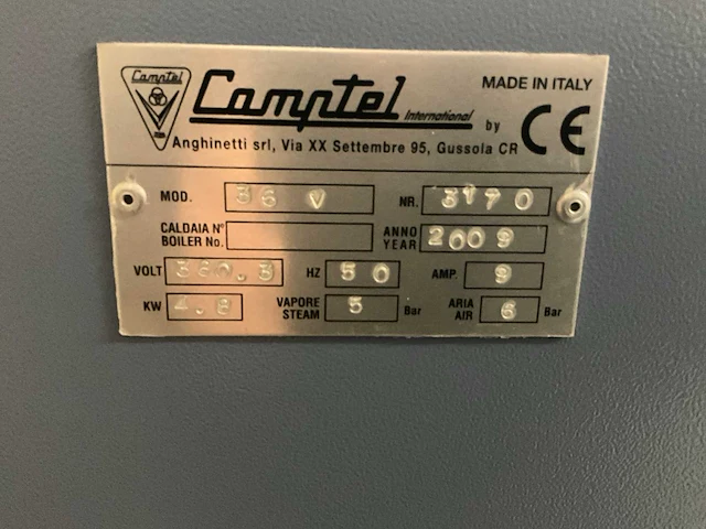Camptel 36 v industriële strijkmachine - afbeelding 9 van  9
