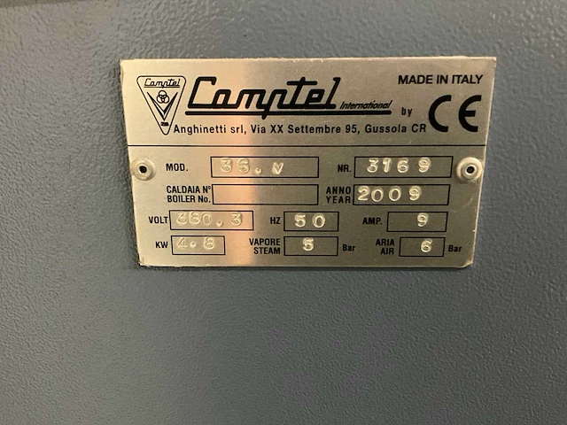 Camptel 36.v industriële strijkmachine - afbeelding 10 van  10