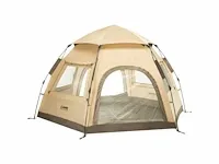 Campz hexa ot 3p tent, beige/grijs - afbeelding 7 van  11