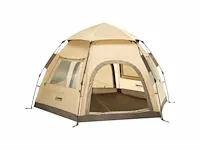 Campz hexa ot 3p tent, beige/grijs - afbeelding 8 van  11