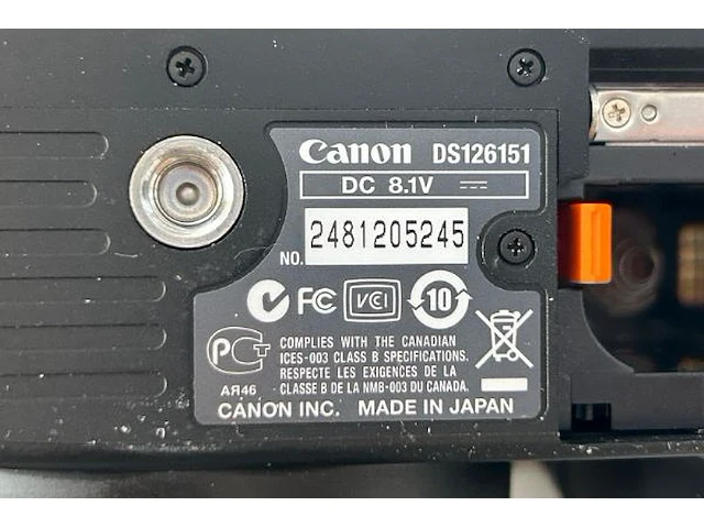 Canon camera - afbeelding 10 van  11